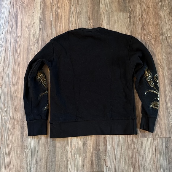 Gucci Black Crewneck Sweater with Pink and Gold Details - Picture 2 of 4